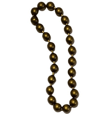 Antique Brass No. 10 Chain Continuous Loop (4.5mm Ball)