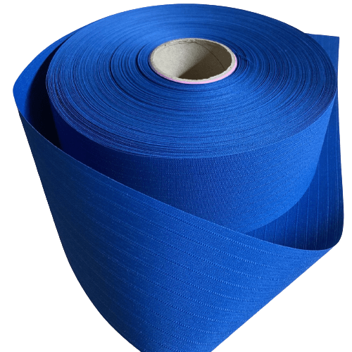 Approx 95m roll of Stripe Dark Blue 89mm/3.5'' vertical blind slat/louvre/vane fabric
