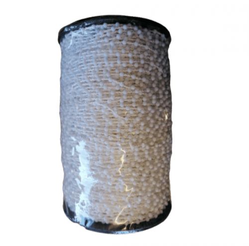 White Plastic No. 10 Chain Single Ball (Full 250 metre roll)